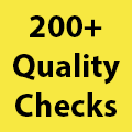 200+ quality checks